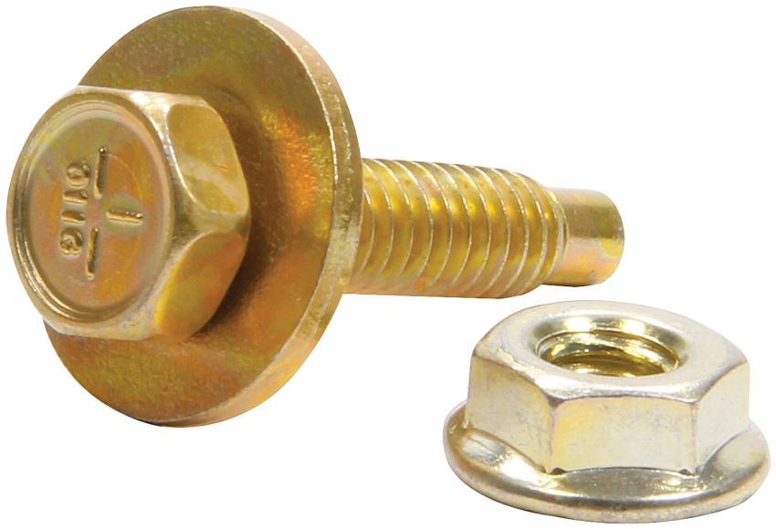ALLSTAR PERFORMANCE ALL18561 Body Bolt Kit 10pk Gold 1-1/8in