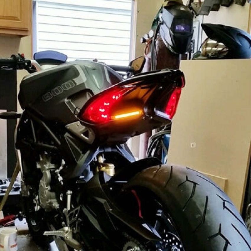 New Rage Cycles DRAG-RTS-L 15-18 MV Agusta Dragster 800 Rear Turn Signals w/Load EQ