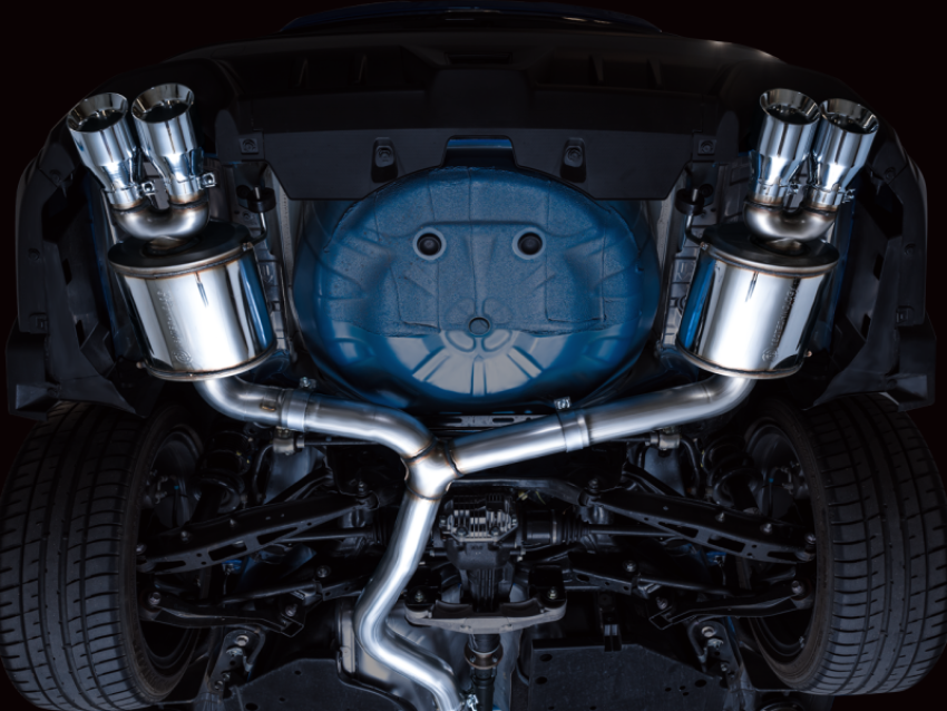 AWE Tuning 3015-42979 2022+ VB Subaru WRX Touring Edition Exhaust - Chrome Silver Tips