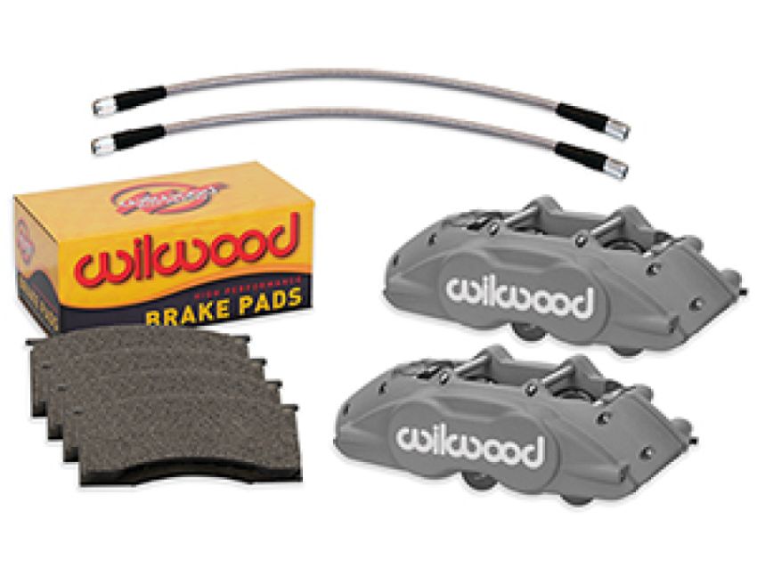 Wilwood 140-16799 65-67 Ford Mustang D11 Calipers w/ Pads & Lines - Anodized