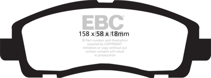 EBC Brakes DP31753C Redstuff Ceramic Low Dust Brake Pads