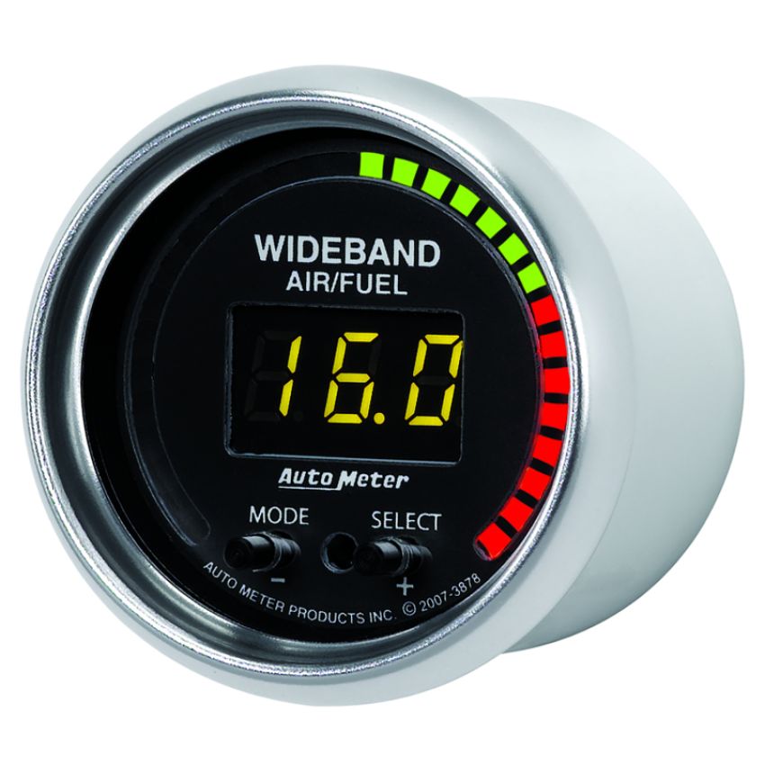 AutoMeter 3878 GAUGE, AIR/FUEL RATIO-PRO, 2 1/16