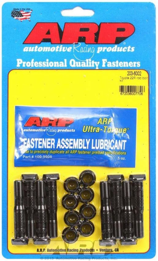 ARP ARP203-6002 Toyota Rod Bolt Kit - Fits 22R & 3SGTE