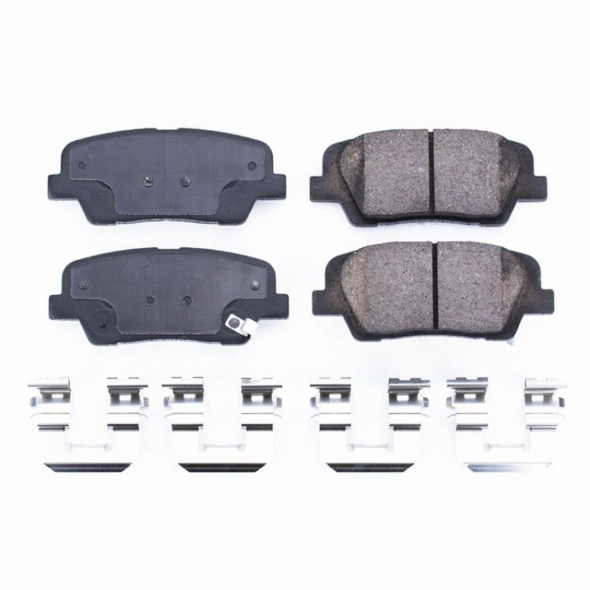 PowerStop 17-1284 PowerStop - Z17 Low-Dust Ceramic Brake Pads with Hardware