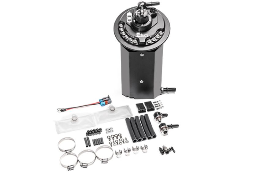 Radium Engineering 20-1802 FUEL HANGER, 11+ MUSTANG, FITS WALB 267/274/285 OR DW400 OR SHORT BRSHLSS PUMPS