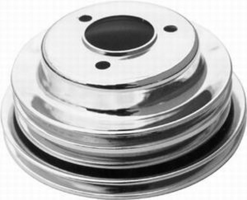 RACING POWER CO-PACKAGED RPCR9724 BB Chevy Triple Groove Crankshaft Pulley LWP