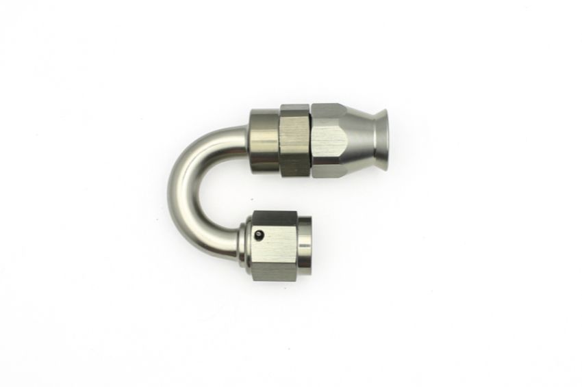 #6 180-Deg Hose End PTFE Series