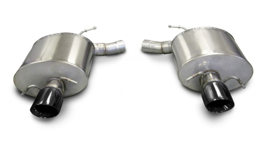 CORSA Performance 14940BLK Corsa 2009-2014 Cadillac CTS Sedan V 6.2L V8 Black Touring Axle-Back Exhaust