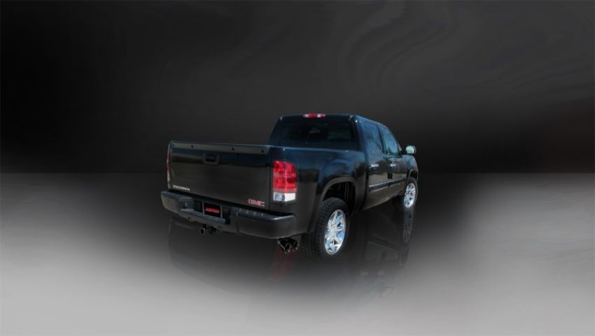 Corsa Performance 14925BLK 3.0in. Cat-Back Single Side Exit with Twin 4.0in. Black PVD Pro-Series Tips