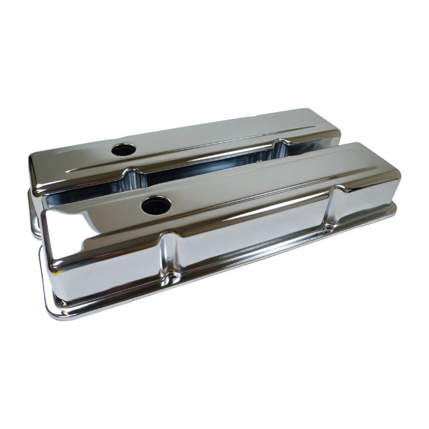 RACING POWER CO-PACKAGED RPCR9216 SB Chevy 283-350 Short Valve Cover Pair