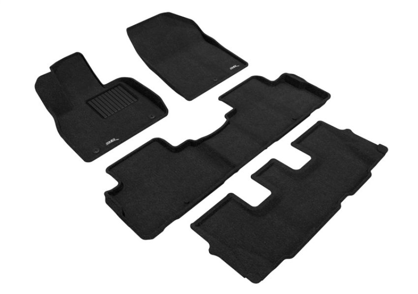 3D MAXpider L1HY10004709 20-24 Hyundai Palisade 8-Seat Elegant Black R1 R2 R3