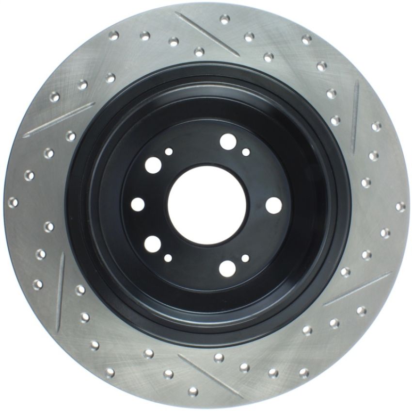 Stoptech 127.40074R Slotted & Drilled Sport Brake Rotor