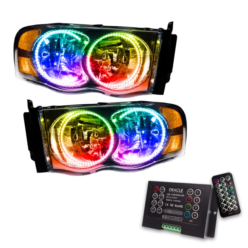 Oracle Lighting 7164-333 SMD Pre-Assembled Headlights, ColorSHIFT(tm) 2.0