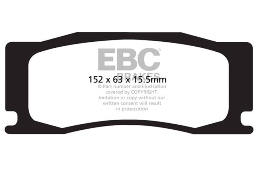 EBC Brakes DP52111NDX Bluestuff NDX Full Race Brake Pads