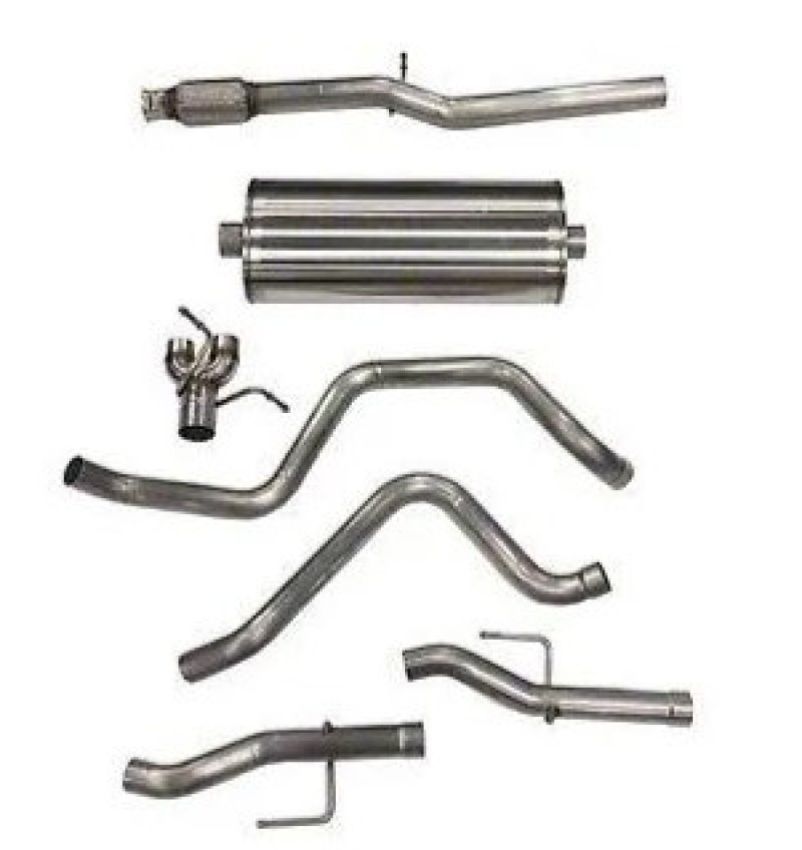 CORSA Performance 21043 Corsa 2019-24  Silverado/Sierra 5.3L V8 3in Dual Rear Exit 157in Wheelbase Catback - Sport (NoTips)