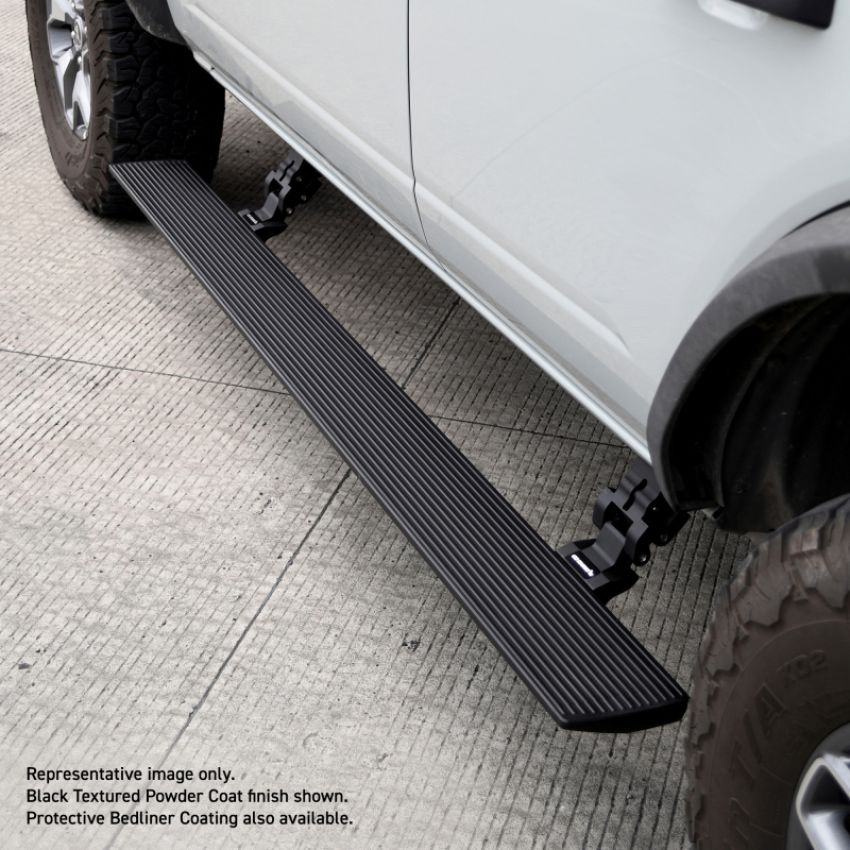 Go Rhino 20443587T 22-23 Toyota Tundra CrewMax Cab 4dr E-BOARD E1 Electric Running Board Kit - Bedliner Coatng