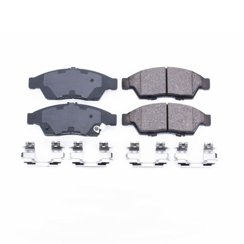 PowerStop 17-1195 PowerStop - Z17 Low-Dust Ceramic Brake Pads with Hardware