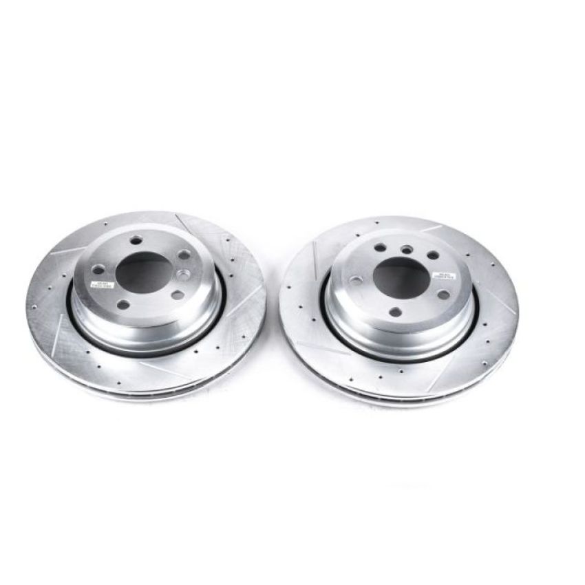 PowerStop EBR689XPR PowerStop Evolution Performance Drilled, Slotted & Plated Brake Rotor Pair