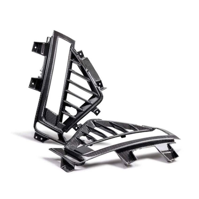Anderson Composites AC-SV22CT5BW 22-24 Cadillac CT5 Black Wing Type-OE Carbon Fiber Side Grilles