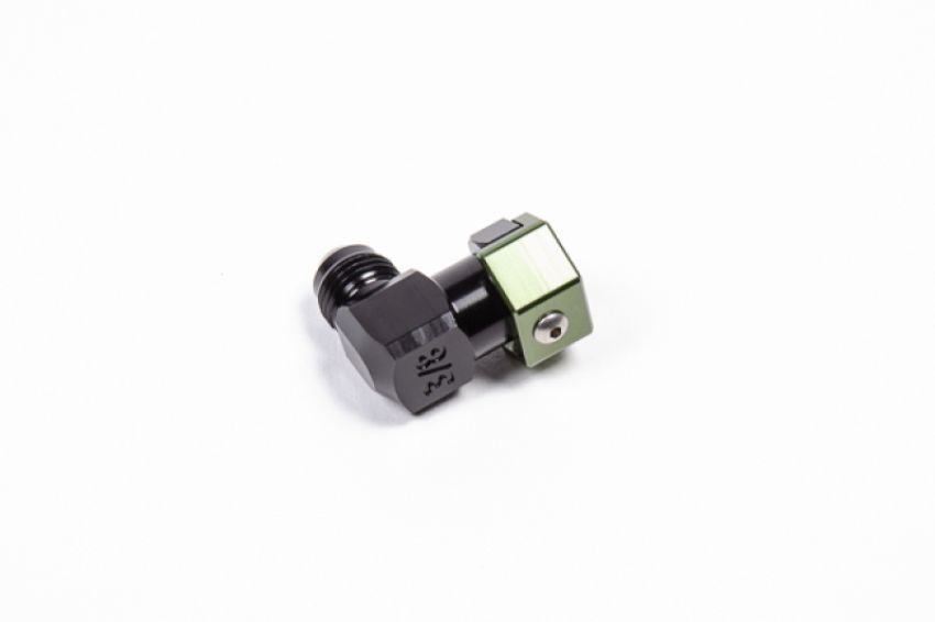 Radium Engineering 20-0601 3/8IN SAE FEMALE TO 6AN MALE, LOW PROFILE ELBOW