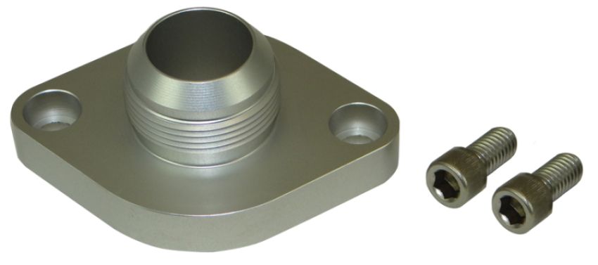Moroso 63474 Chevrolet Big Block/Small Block Water Outlet Filler Neck -20An w/O-Ring - Aluminum