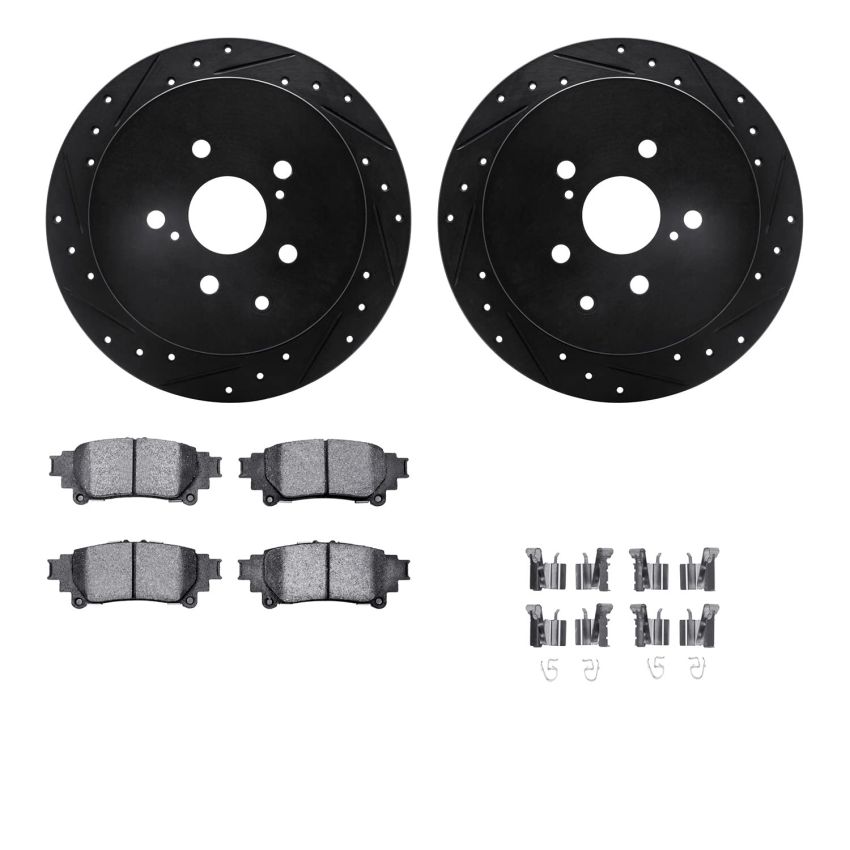 Dynamic Friction 8512-76167 Rotor Kit