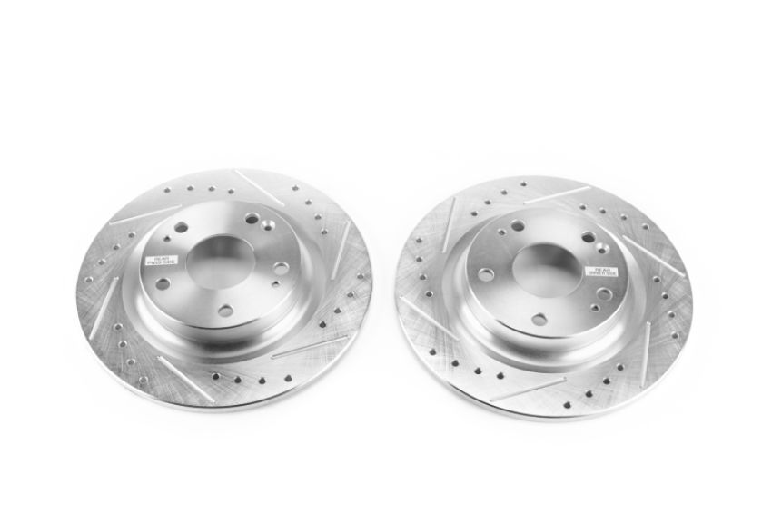 PowerStop JBR1747XPR PowerStop Evolution Performance Drilled, Slotted & Plated Brake Rotor Pair