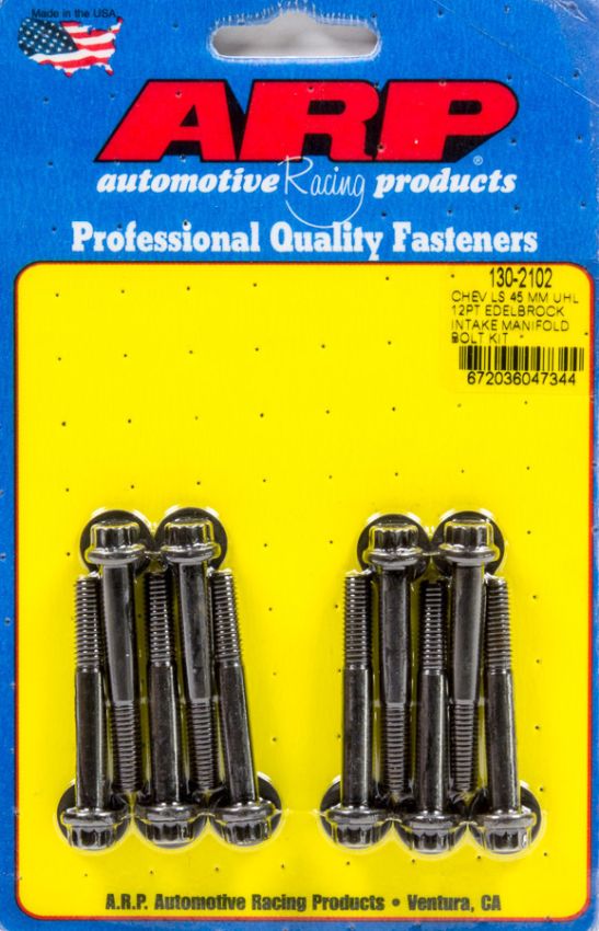 ARP ARP130-2102 Intake Manifold Bolt Kit GM LS w/Edelbrock Intake