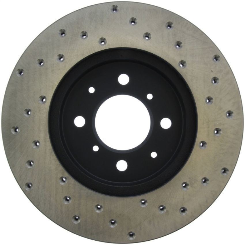 Stoptech 128.40021R 90-01 Integra (EXC Type R) / 90-05 Honda Civic Cross Drilled Right Front Rotor