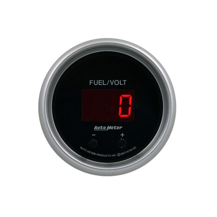 AutoMeter 6709-SC GAUGE, FUEL/VOLT, 2 1/16