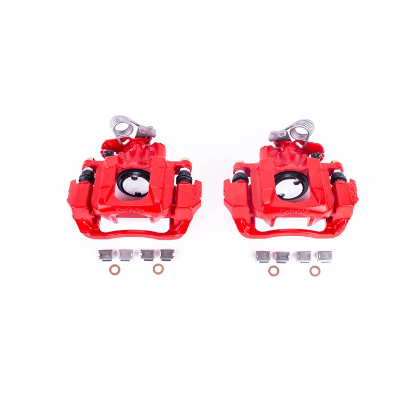 PowerStop S5212 Red Powder Coated Calipers