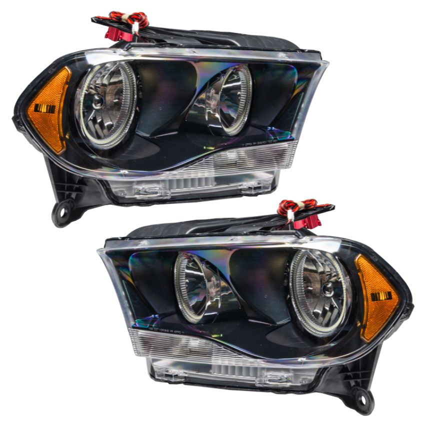 Oracle Lighting 7102-334 SMD Pre-Assembled Headlights, Halogen, Black Bezel, ColorSHIFT - No Controller