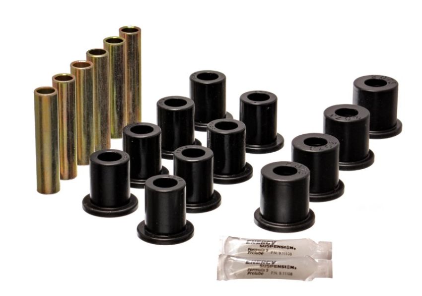 Energy Suspension 4.2119G Fd 4 Wd Frt Sprg Bush Set - Black