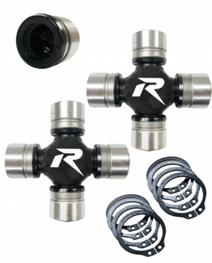 Revolution Gear & Axle REV-JOINT-1350HD-PAIR Heavy Duty Chromoly 1350 Series U-Joints w/Snap Rings - Pair