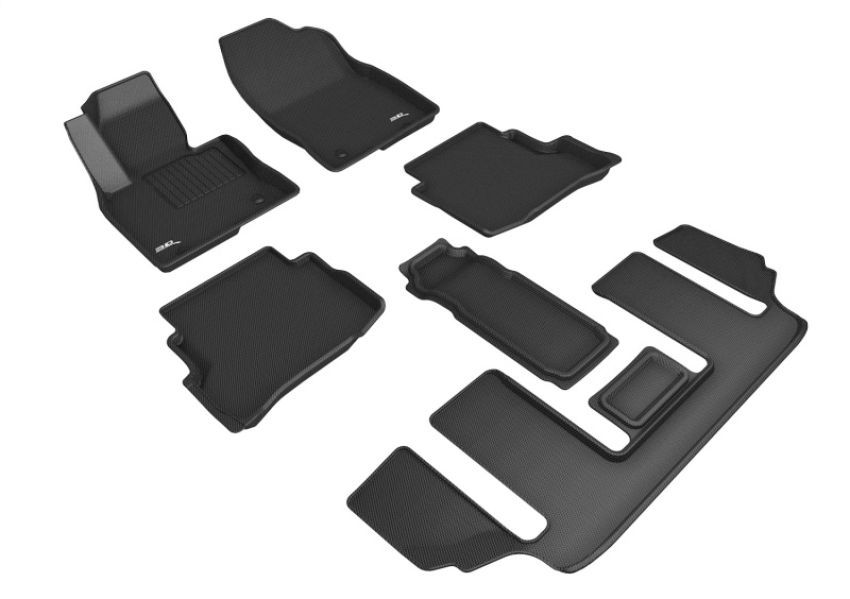 3D MAXpider L1MZ07601509 20-23 Mazda Cx-9 6-Seat W/O R2 Console Kagu Black R1 R2 R3