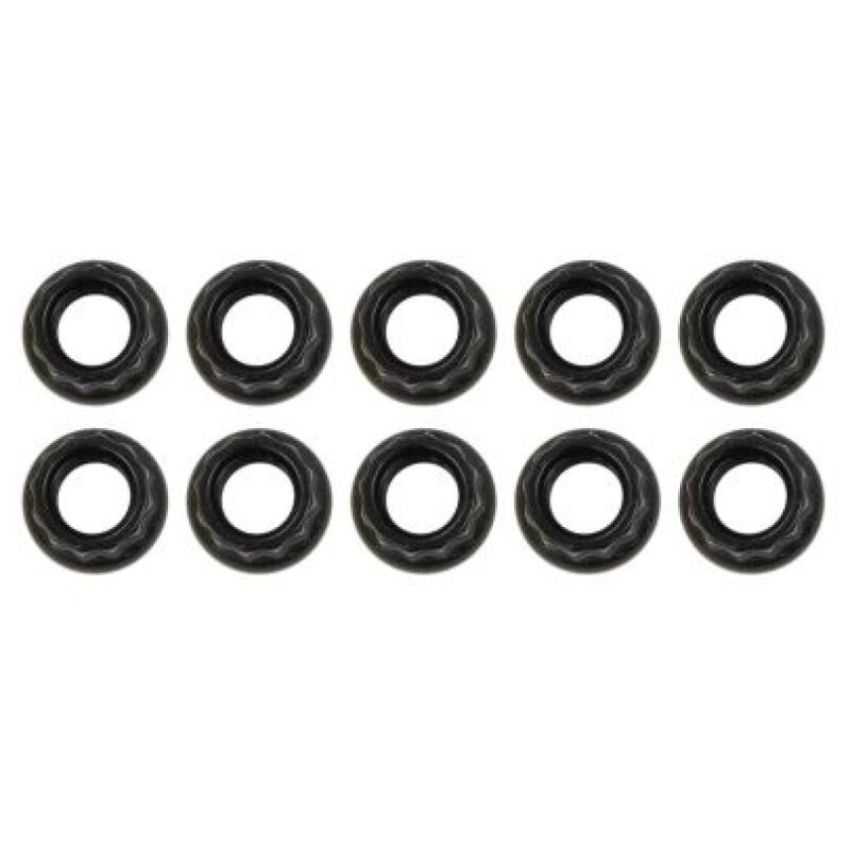 Moroso 38831 Black OX Nuts - 1/4-28 (10 Pack)