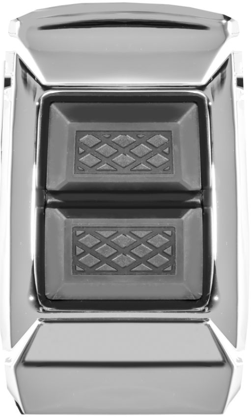 Kuryakyn 10045-1 Enygma Brake Pedal Pad FL Touring Models - Chrome