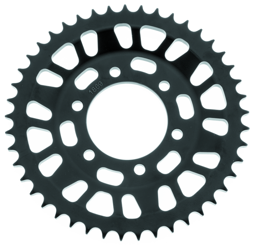 BikeMaster 965090 Yamaha Rear Steel Sprocket 428 45T - Black
