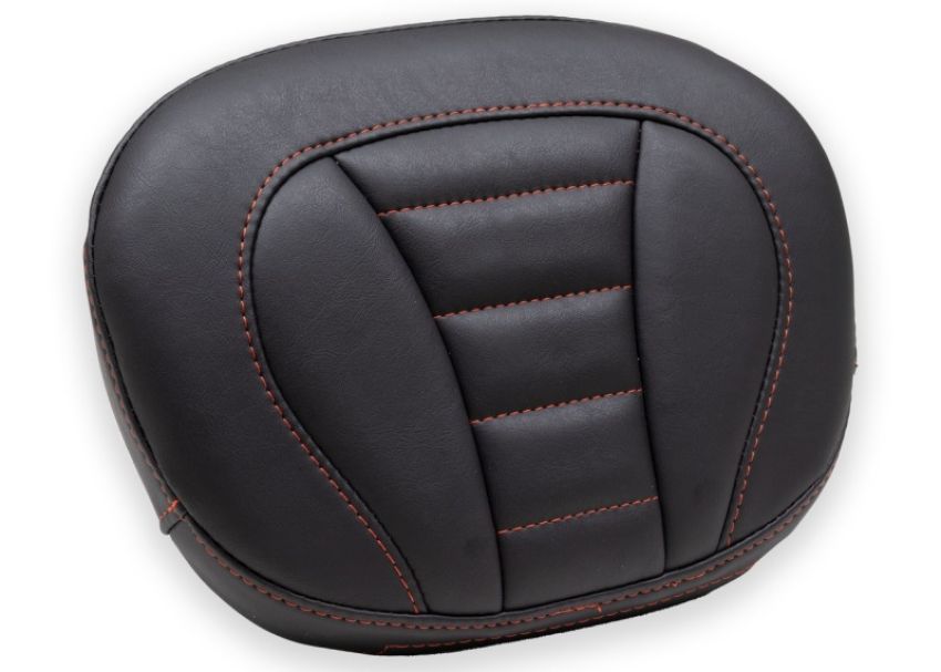 Mustang Motorcycle 79015AB Mustang 08-21 Harley Rd King, 08-23 Street Glide Trike Sissy Bar Pad Deluxe(12 inch x 9 inch)- Black