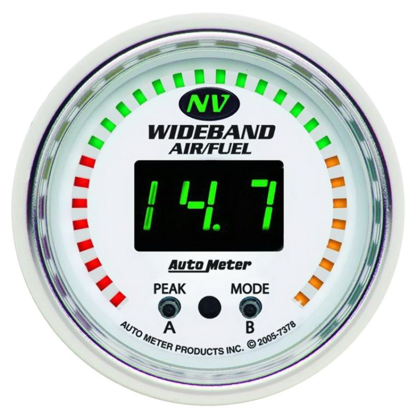 AutoMeter 7378 GAUGE, AIR/FUEL RATIO-PRO, 2 1/16