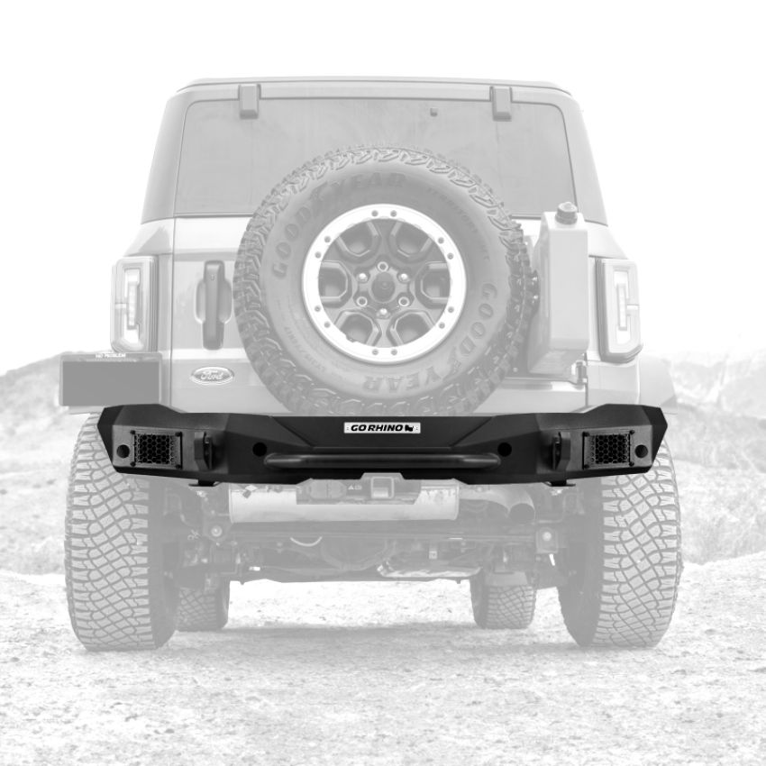 Go Rhino 371400T 21-24 Ford Bronco 2/4dr (Excl. Sport) Rockline Rear Full Width Bumper