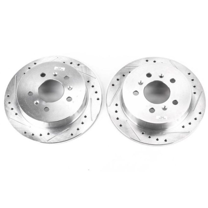 PowerStop AR82111XPR PowerStop Evolution Performance Drilled, Slotted & Plated Brake Rotor Pair