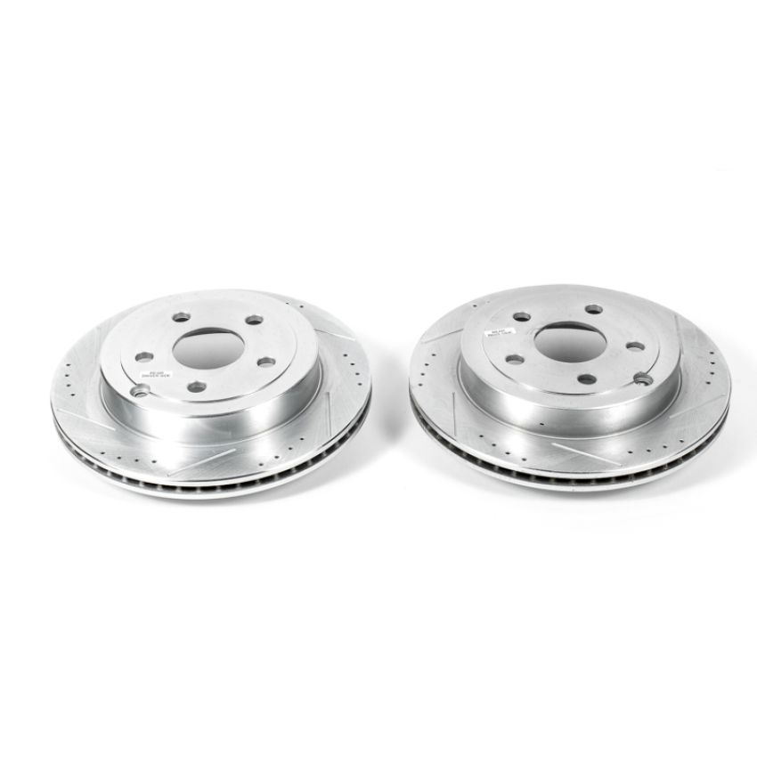 PowerStop AR82135XPR PowerStop Evolution Performance Drilled, Slotted & Plated Brake Rotor Pair