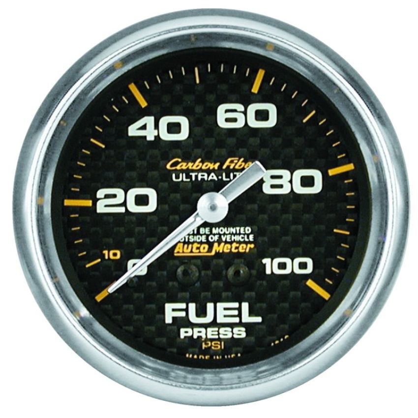 C/F 2-5/8in Fuel Pressure Gauge 0-100PSI