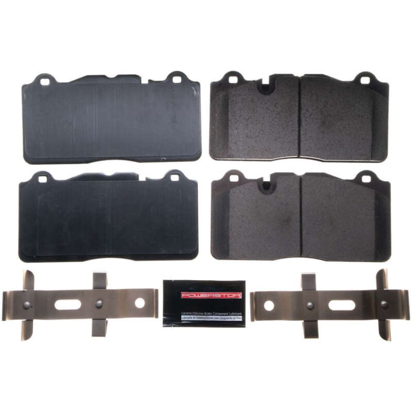 PowerStop 17-1395 PowerStop - Z17 Low-Dust Ceramic Brake Pads with Hardware
