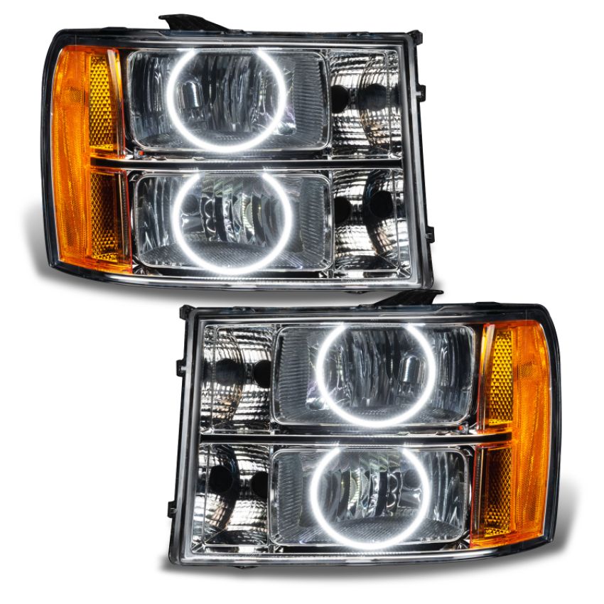 Oracle Lighting 8165-001 SMD Pre-Assembled Headlights, Round Ring Design, White