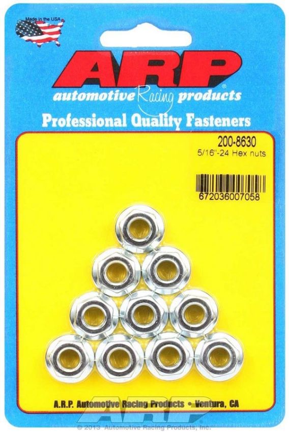 ARP ARP200-8630 Hex Nuts - 5/16-24 (10)