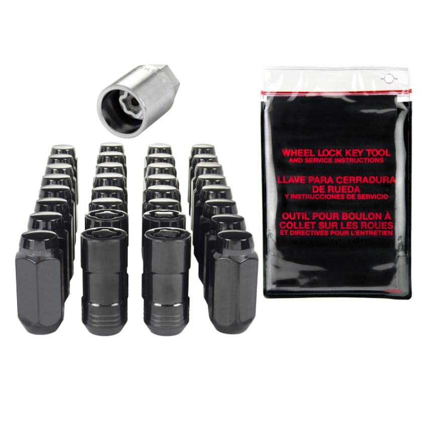 McGard (84840 14X1.5 MCG 8 LUG INSTALLATION KIT, BLACK (22mm HEX)-OAL 1.945