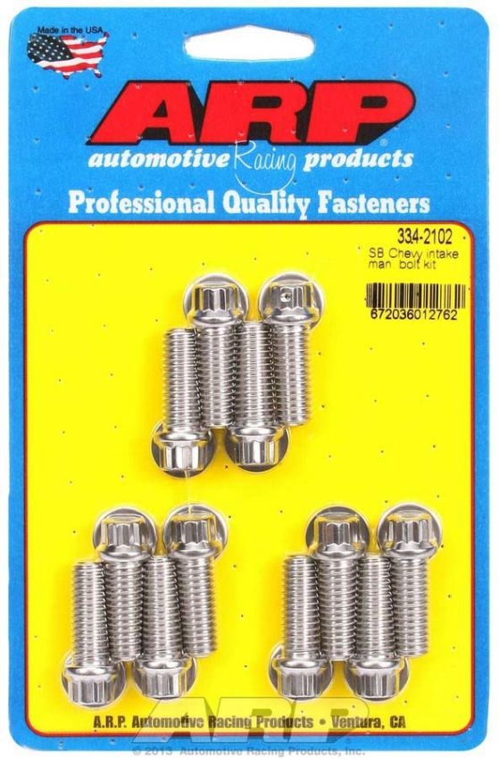 ARP ARP334-2102 SBC Intake Bolt Kit
