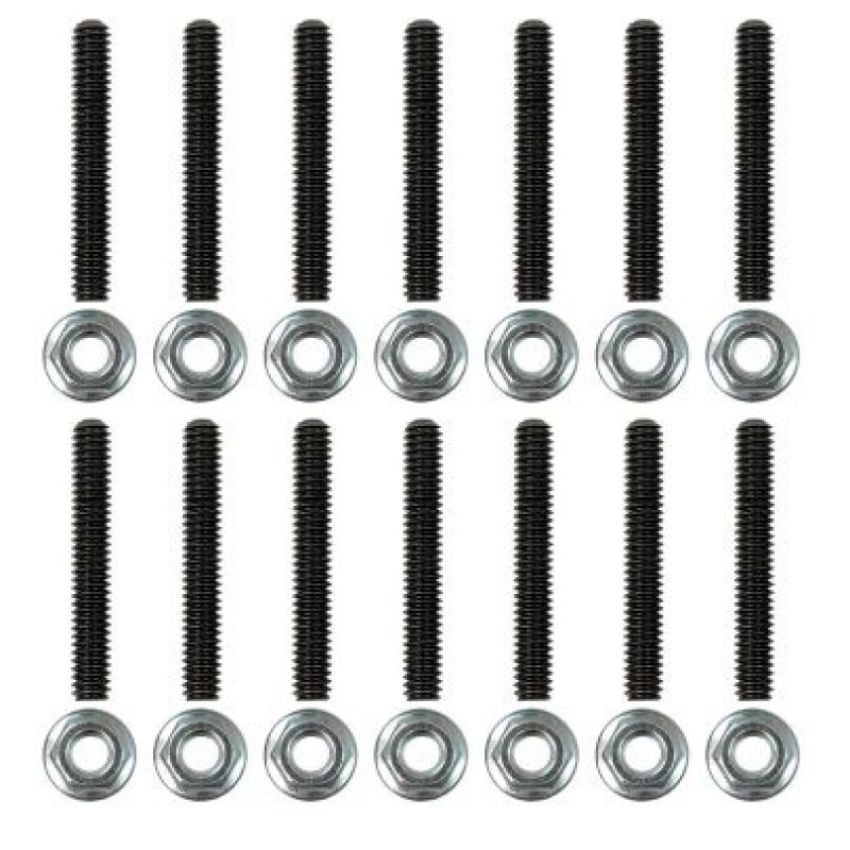 Moroso 38824 Chevrolet Big Block Fabricated Valve Covers Broached Stud Kit (Non-Serrated Flange Nuts)